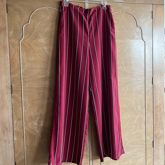 Mustard Seed M brick red, white and black, pants - Picture 5 of 12